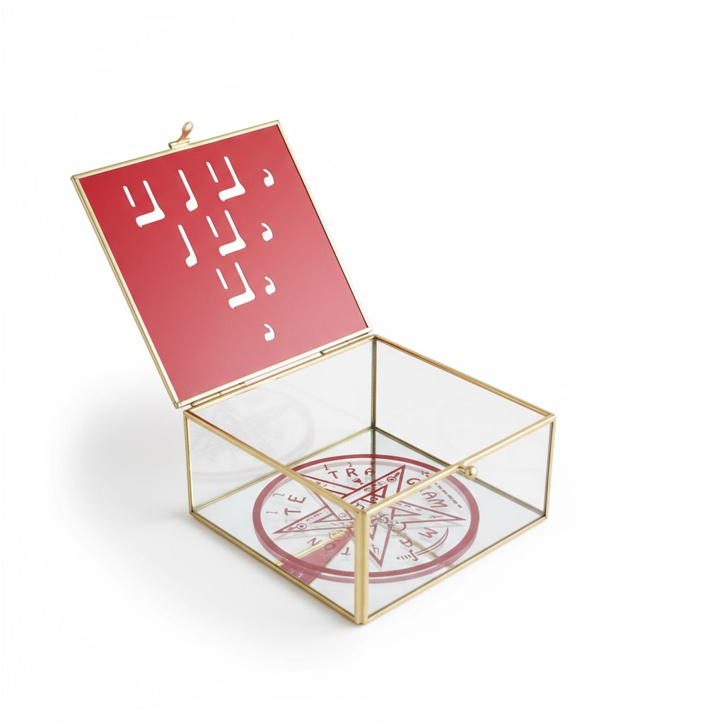 Tetragramaton Caja Cristal 15 Cm