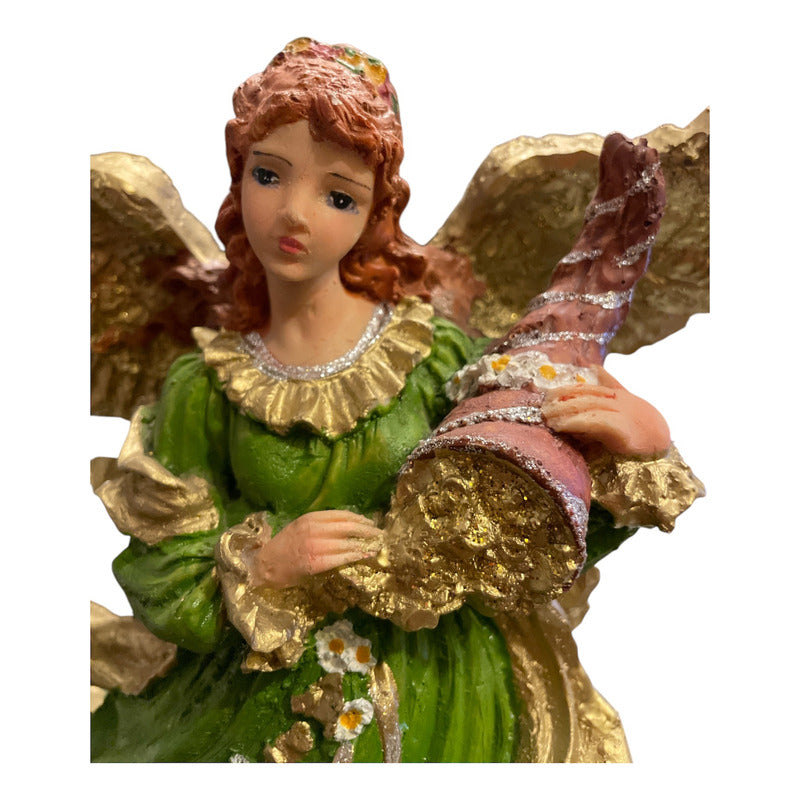 Escultura Ángel De La Abundancia 30 Cm - Lety