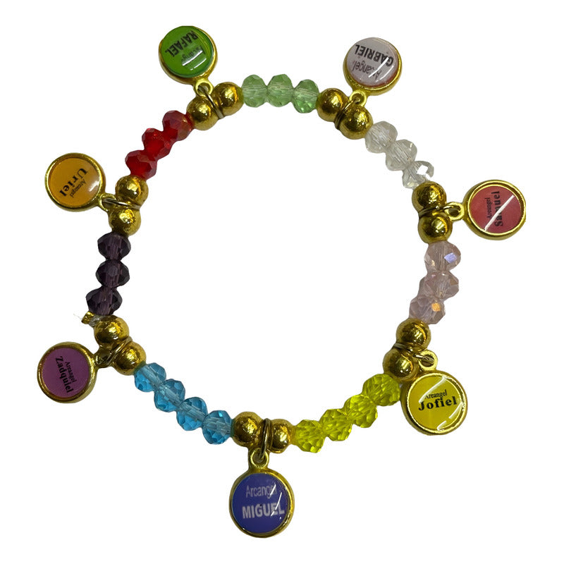Pulsera 7 Arcángeles Cristal Espiritual