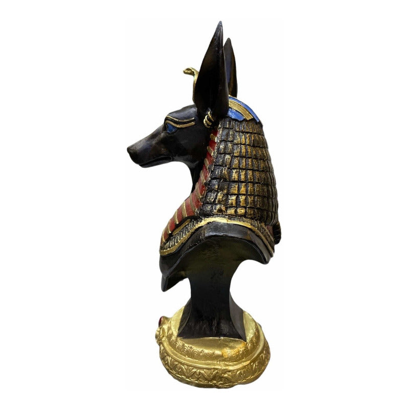 Anubis Busto Figura Resina Naciona 22 Cm