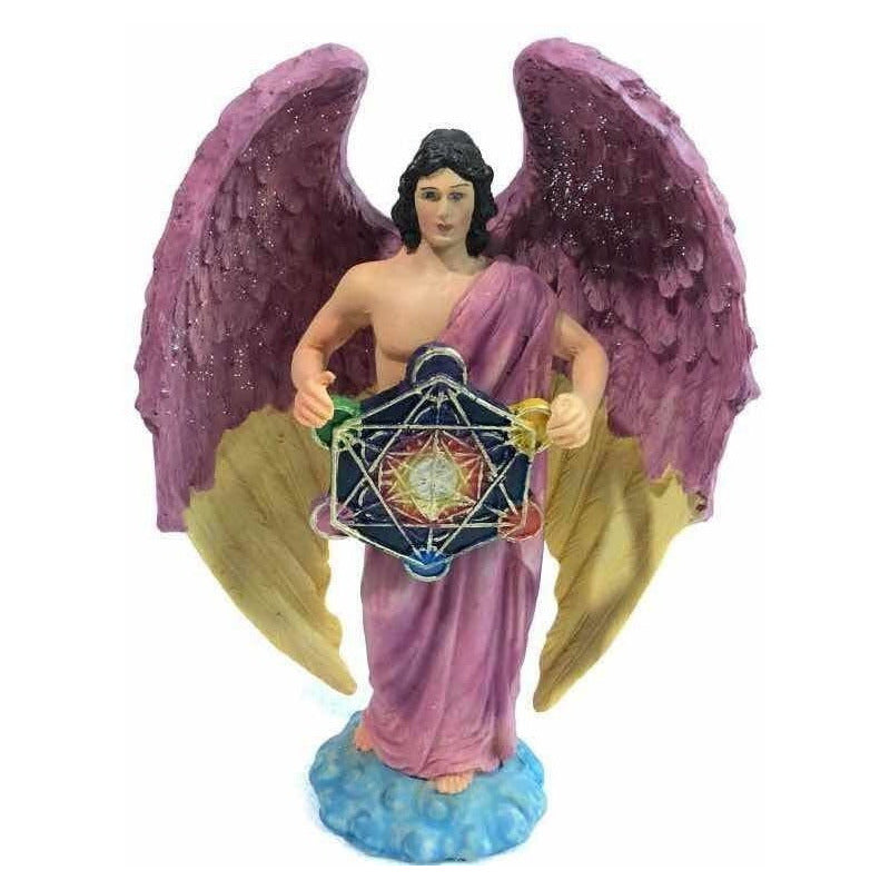 Metatron Arcangel En Resina Nacional Pintado Artesanal 23 Cm