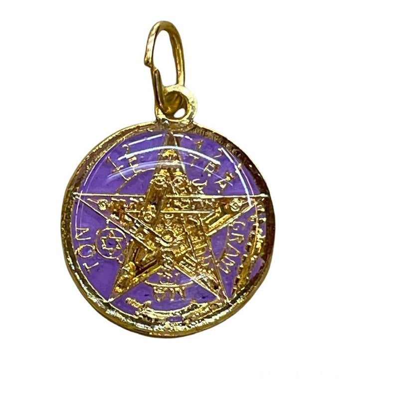 Pentagrama O Tetragramatón Ritualizado 7 Metales Visibles