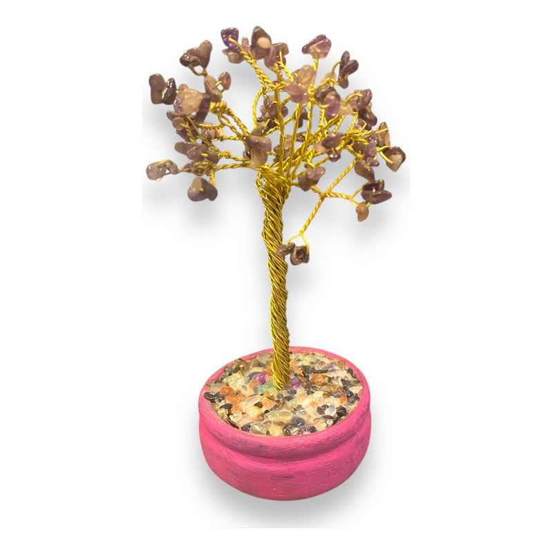 Árbol Grande De Cuarzo (rosa)