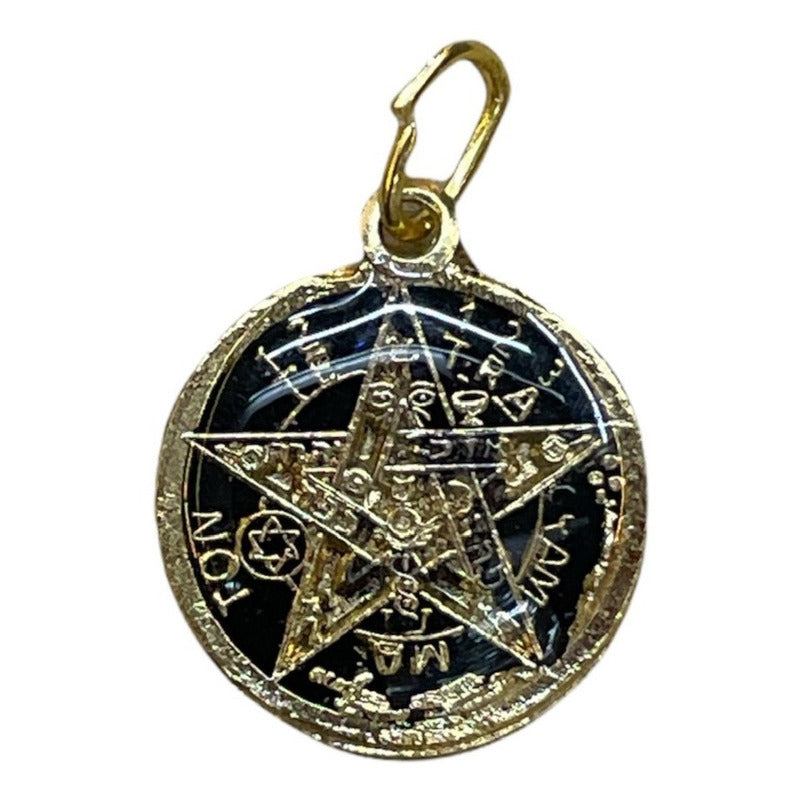 Pentagrama O Tetragramatón Ritualizado 7 Metales Visibles
