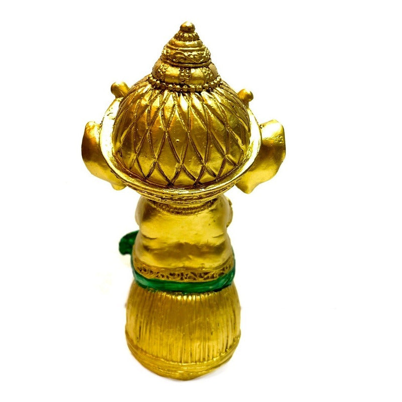 Ganesh Bebe En Barril 14.5cm Resina Nacional