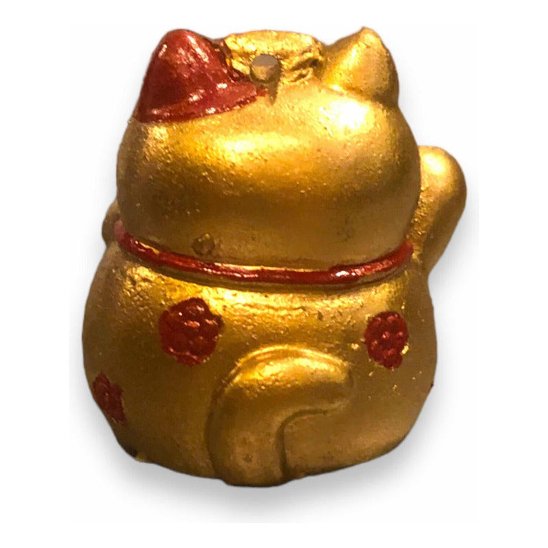 Gatito Dorado Chino 4cm
