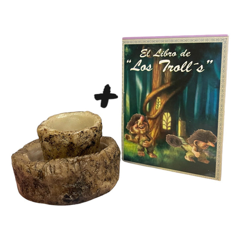 Comedero Y Bebedero Para Troll + Semillas