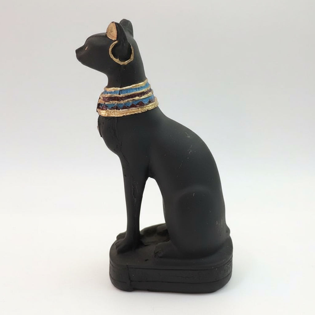 Gato Egipcio Resina Nacional 17.5cm