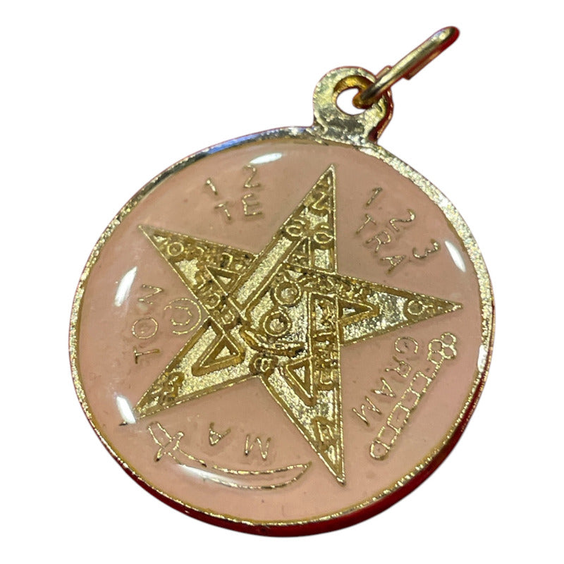 Pentagrama Ritualizado Mediano 7 Metales Tetragramaton