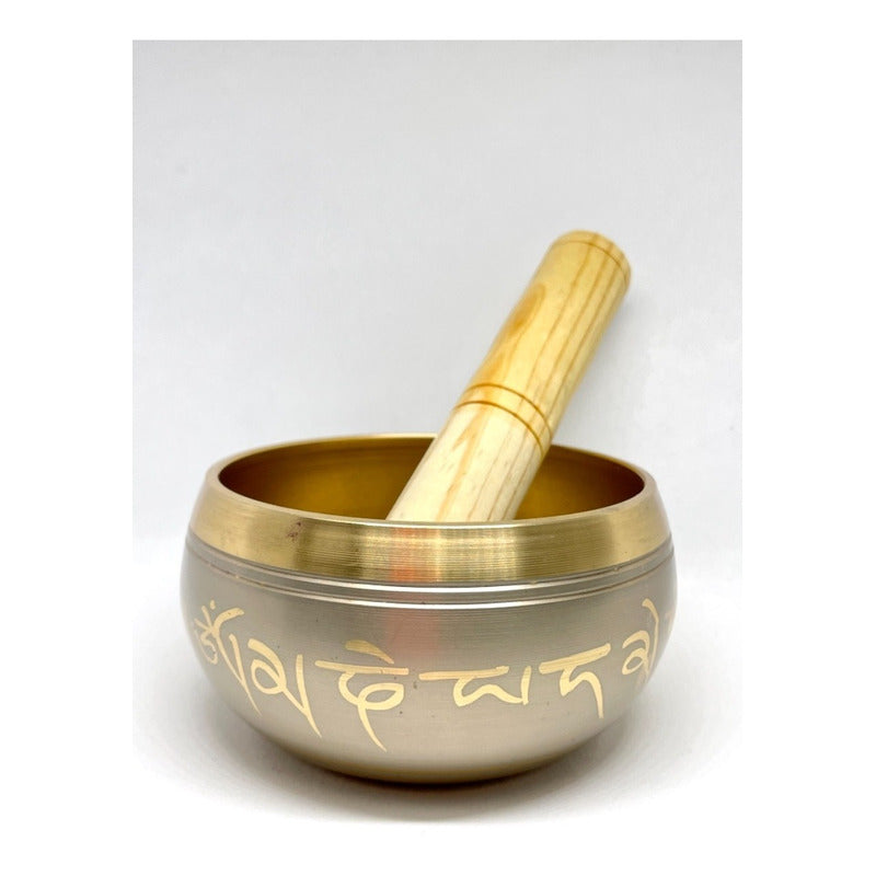 Cuenco Tibetano 95mm Diámetro 7 Metales Importado Limpieza