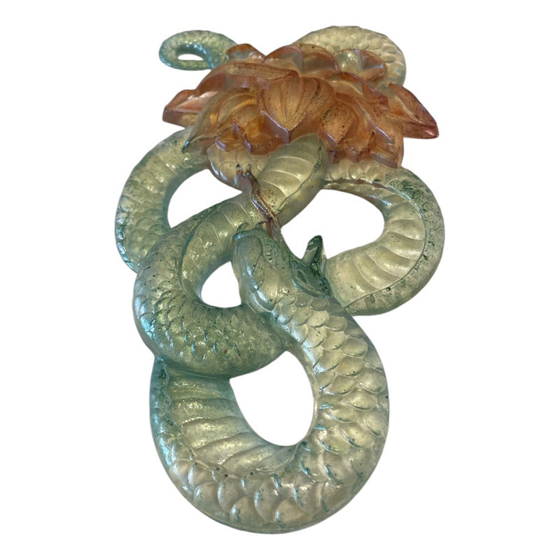 Serpiente Año Nuevo Chino Figura De Resina