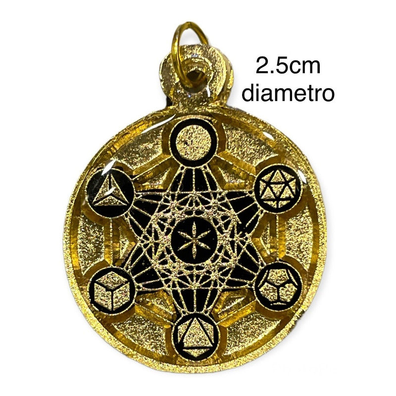 Metatron Dije Encapsulado 2.5 Diametro
