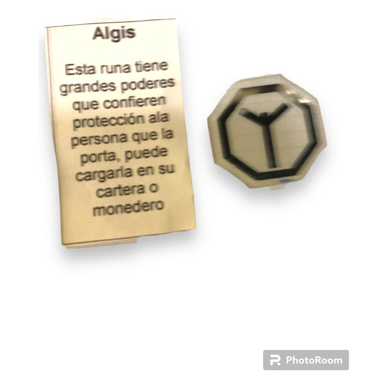 Runas De Protección 3cm Espejo Grabado Varios Modelos