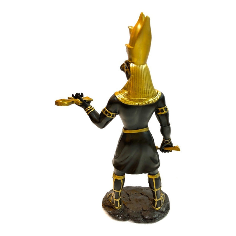Horus Dios Egipcio Resina Nacional 29cm