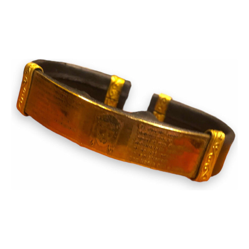 Brazalete Padre Nuestro Latín Tipo Piel