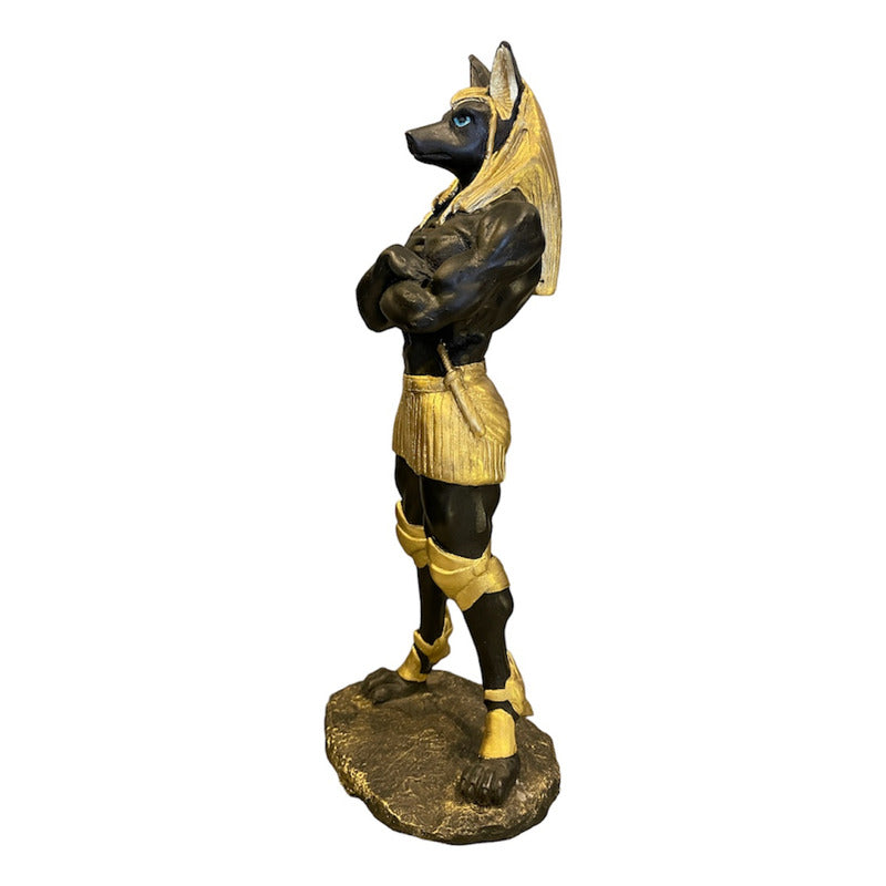 Anubis Figura Resina Naciona 25 Cm (fornido)