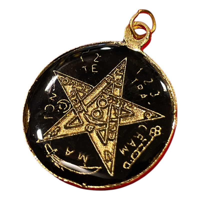 Pentagrama Ritualizado Mediano 7 Metales Tetragramaton