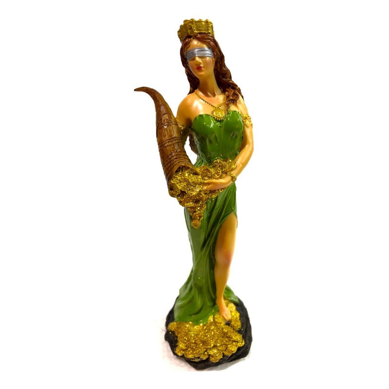 Diosa De La Fortuna, Abunda Resina 18 Cm