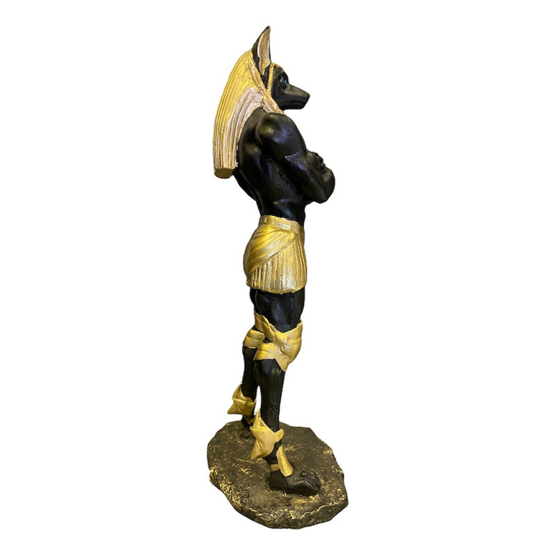 Anubis Figura Resina Naciona 25 Cm (fornido)