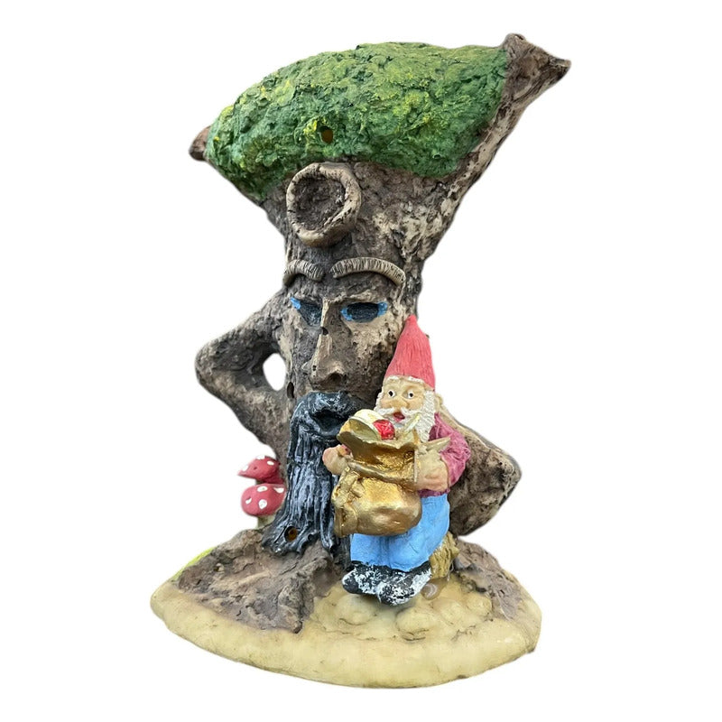 Porta Inciensos En Forma De Arbol Artesanales Arbol Gnomo 20 Cm Gnomo by HEREJE