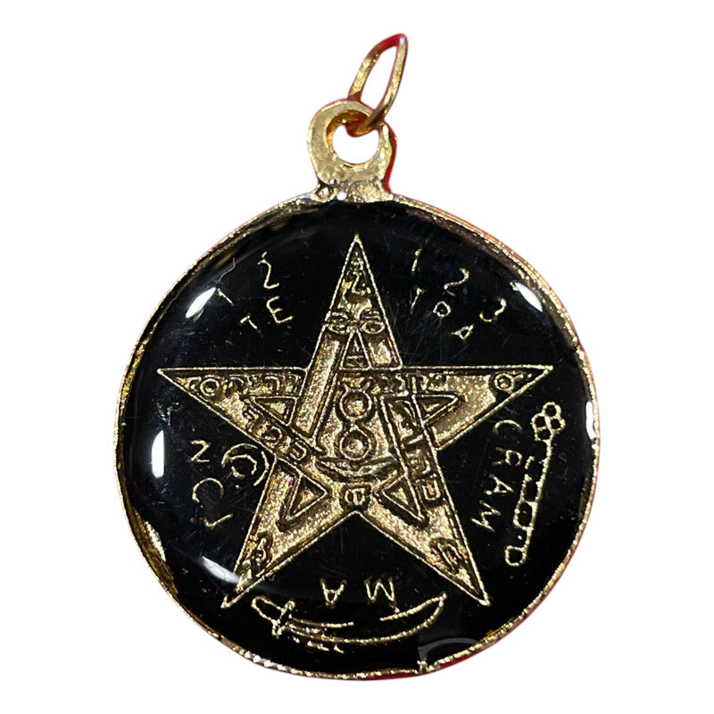 Pentagrama Ritualizado Mediano 7 Metales Tetragramaton