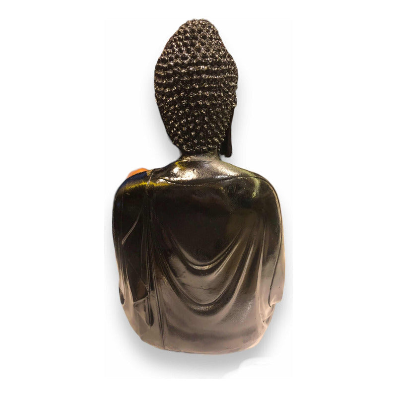 Buda Negro Grande 27 Cm