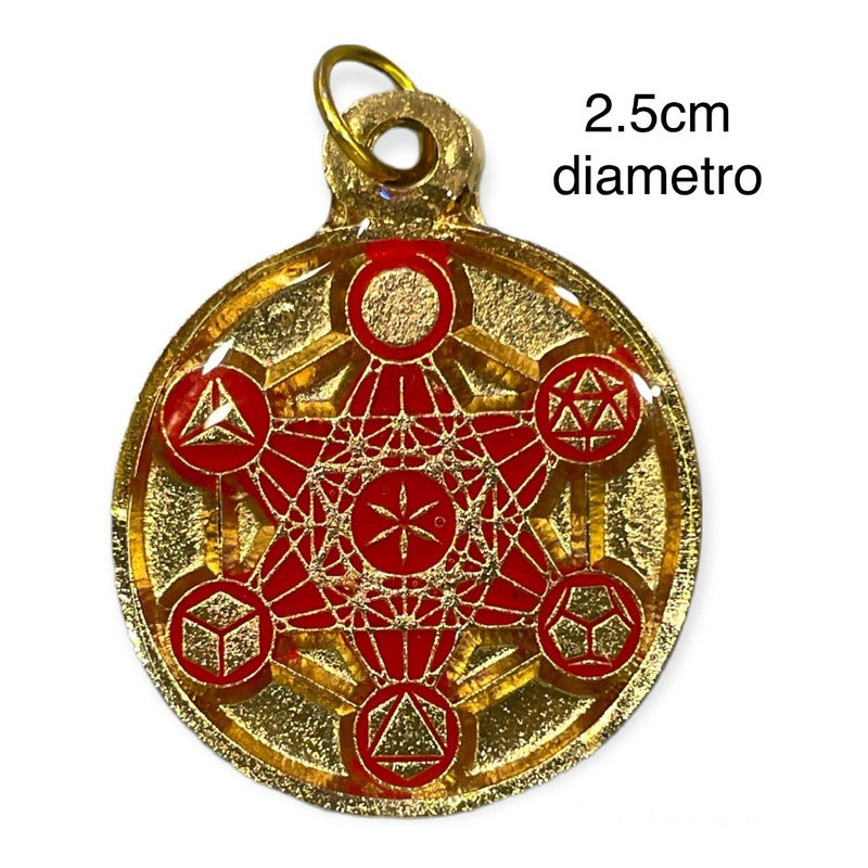 Metatron Dije Encapsulado 2.5 Diametro