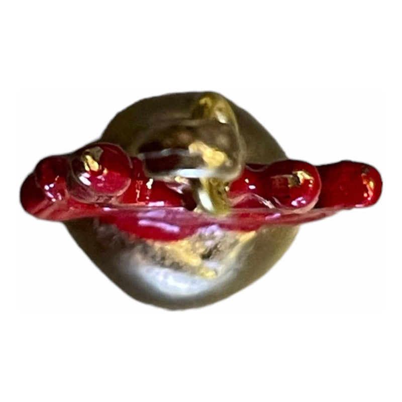Bola De Fuego Amuleto De Feng Shui Baño De Oro 3 Cm Alto