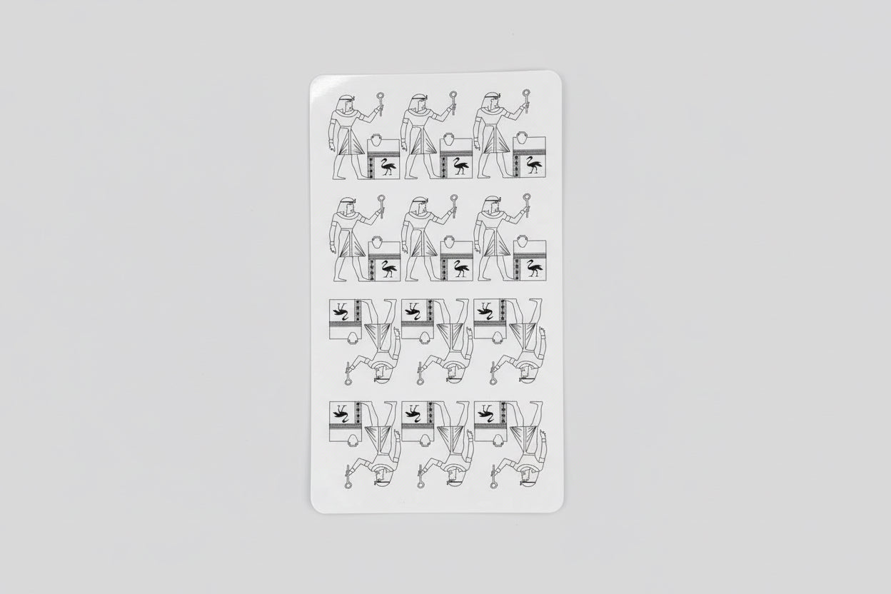 Tarot Egipcio + Instructivo + Amuleto + Morral Import 12.5cm