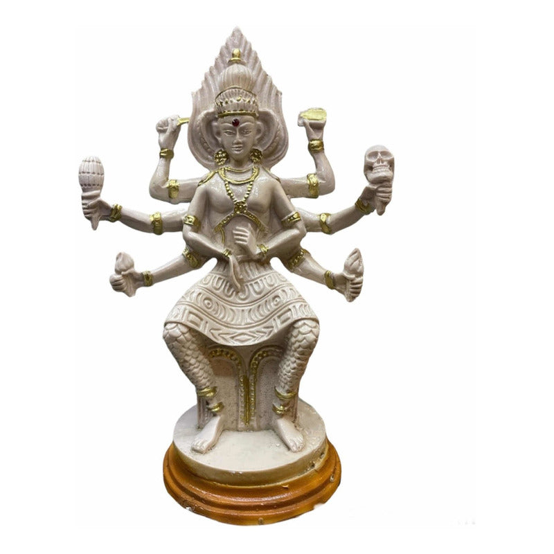 Diosa Kali Figura En Resina 30cm Alto