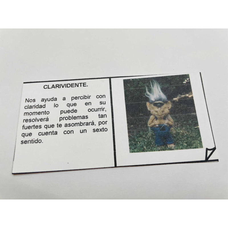 Troll Clarividente 11 Cm Figura En Resina Nacional. Verde O Azul