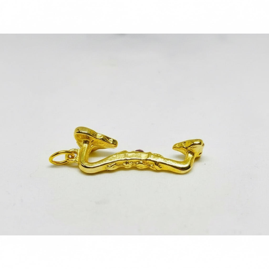 Ru Yi Amuleto Feng Shui Baño De Oro Con Cristal 4 Cm