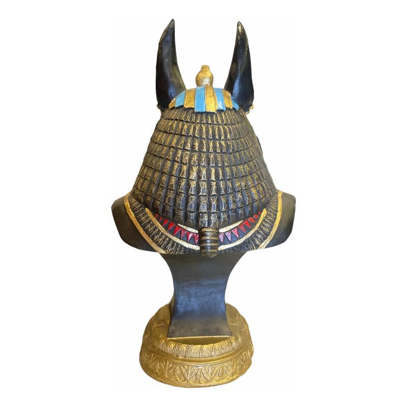 Anubis Busto Figura De Resina 23cm