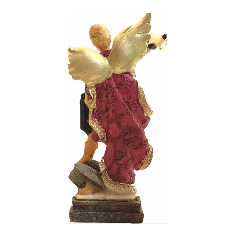 San Miguel Arcangel 11.5cm Angel Resina Artesanal