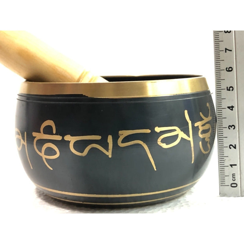 Cuenco Tibetano 105mm Diámetro 7 Metales Importado Meditacio