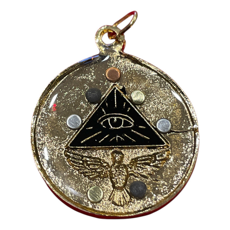 Pentagrama Ritualizado Mediano 7 Metales Tetragramaton