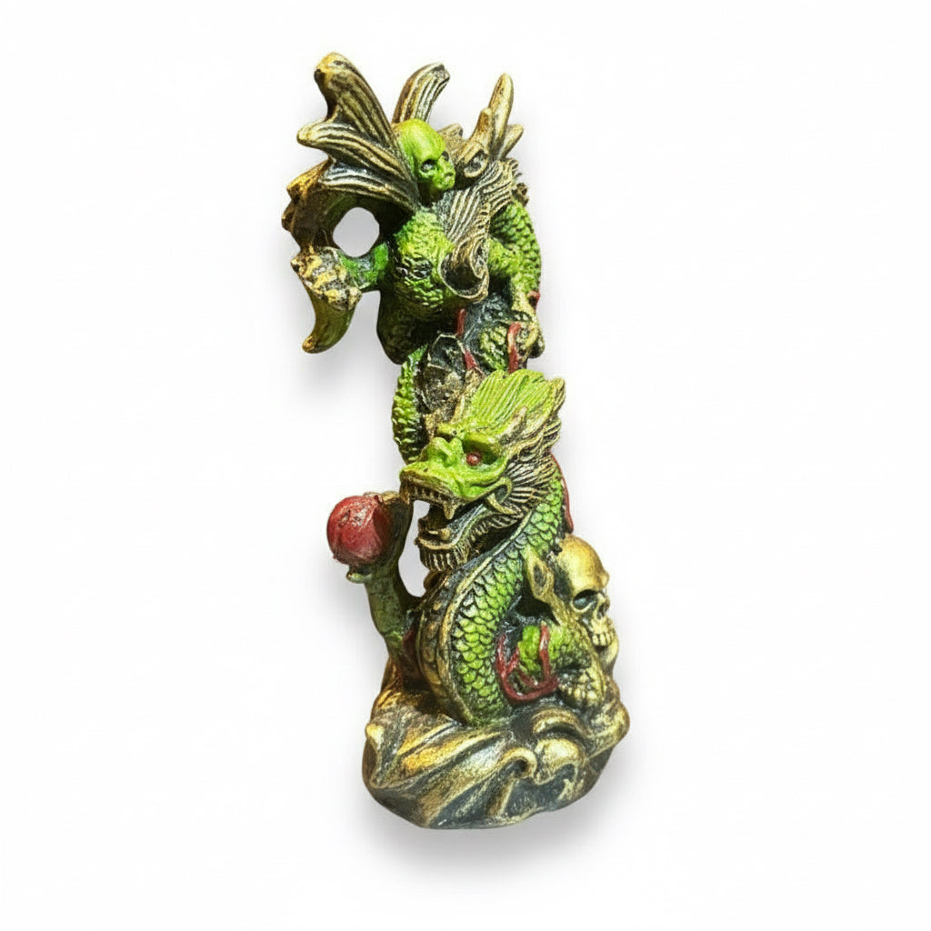 Dragón Año Chino Figura De Resina 11cm Feng Shui