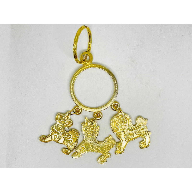 Tres Guardianes Chillin , Piyao , Perro Fu ,feng Shui 11 Cm