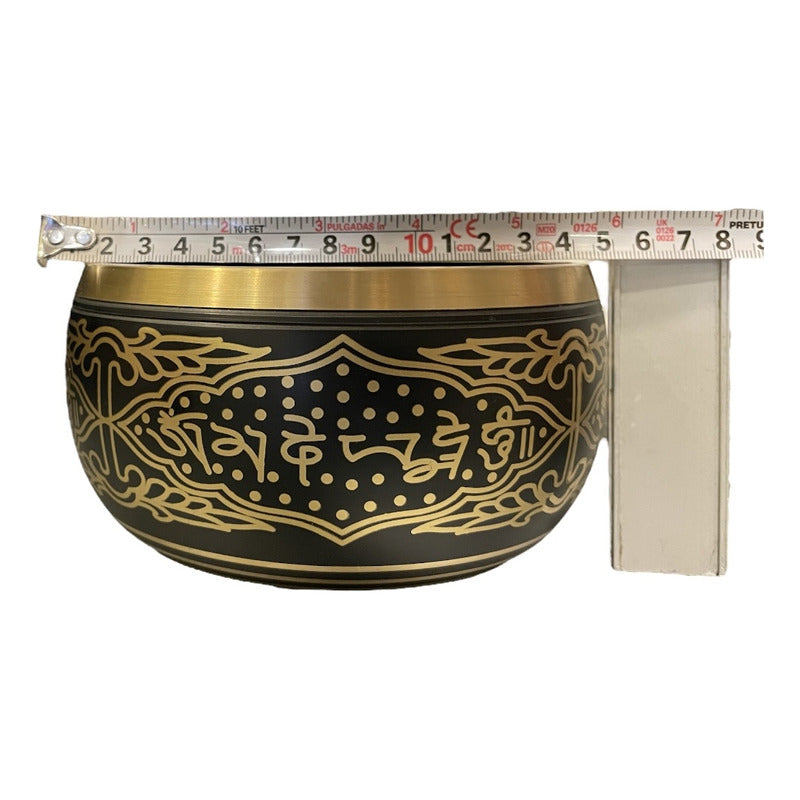 Cuenco Tibetano 15cm 7 Metales Obscuro