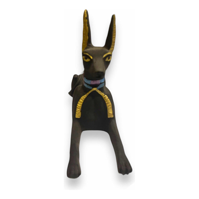 Anubis Echado Figura De Resina 13cm