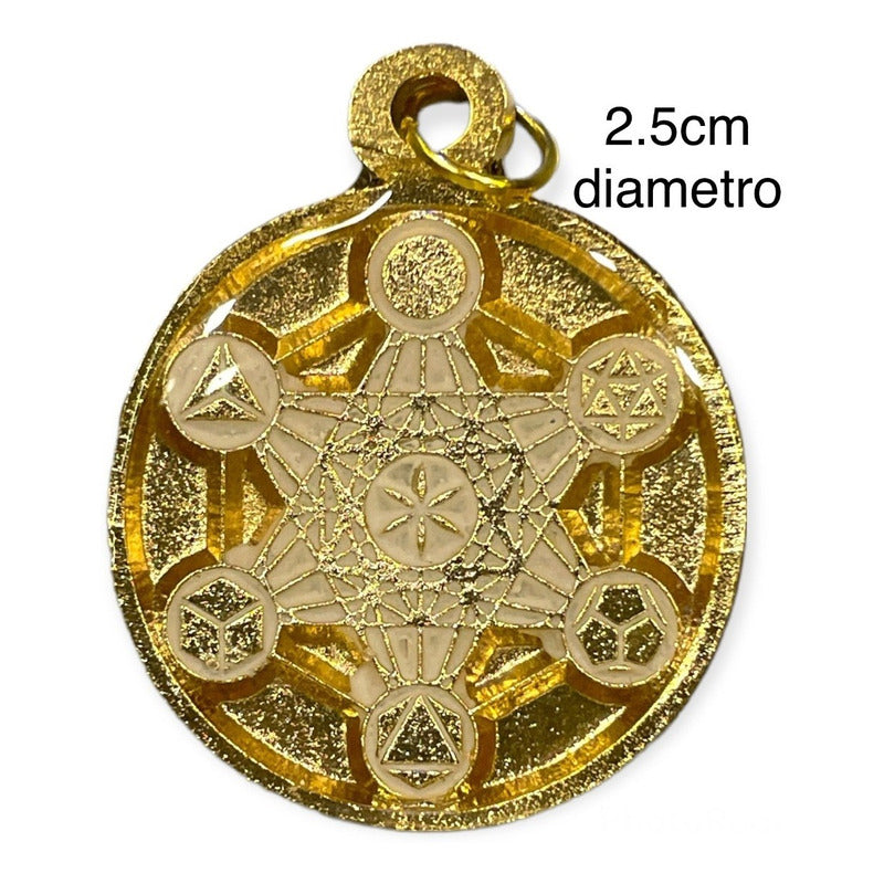 Metatron Dije Encapsulado 2.5 Diametro