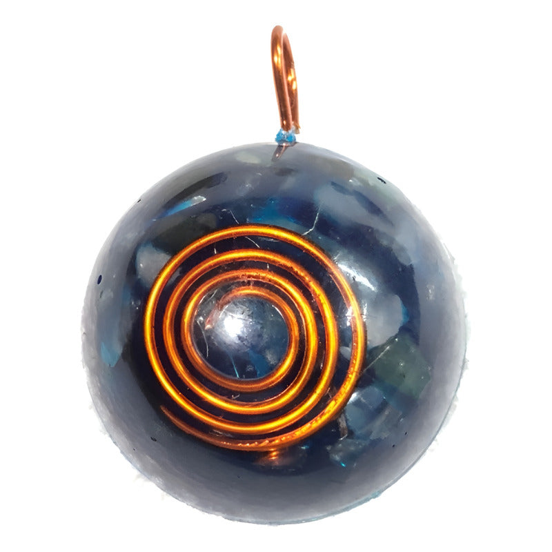 Orgonita Colgante Circular Dije Limpia La Energía Amuleto