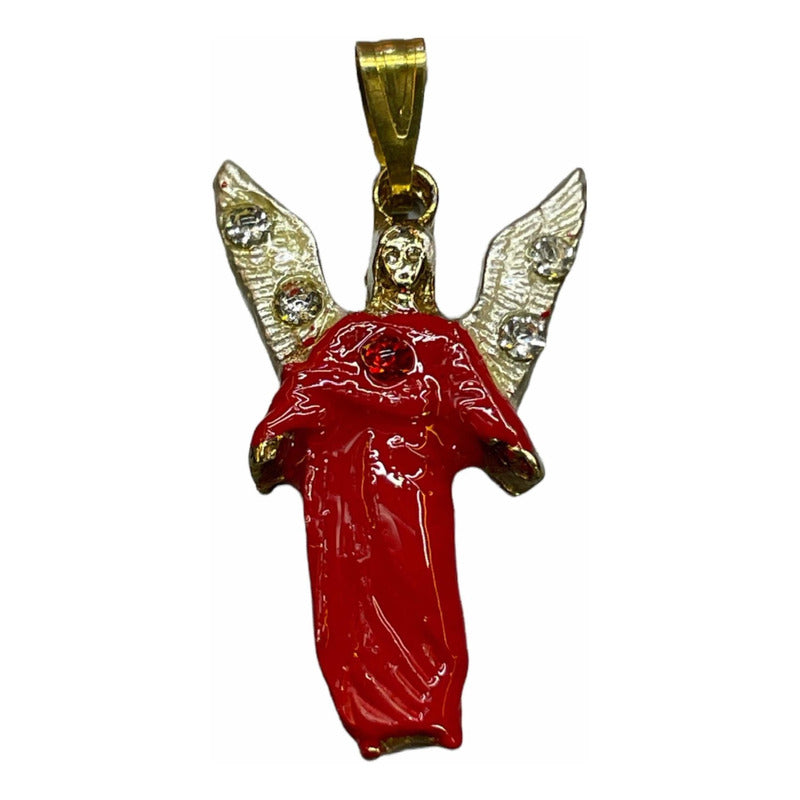 Arcangel Uriel Baño De Oro Dije O Prendedor