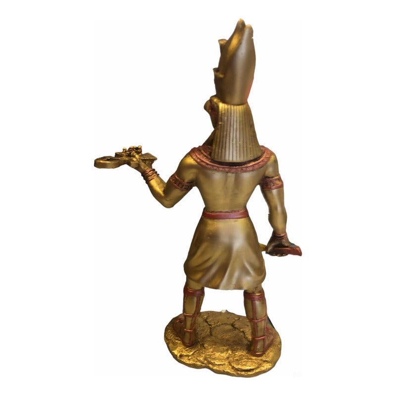 Horus Dorado 29cm Figura De Resina