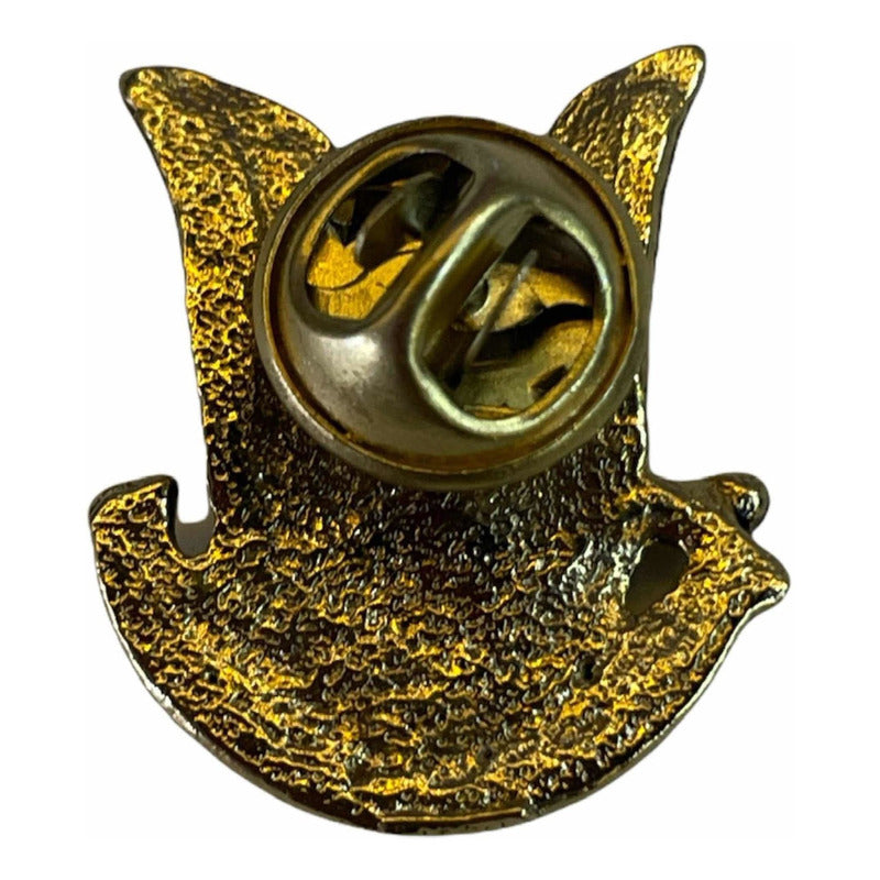 Angel Protector Pin Baño De Oro Prendedor Cubierto De Laca