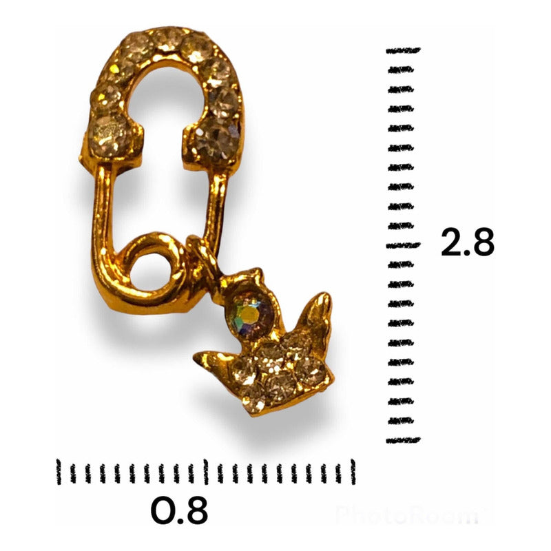 Arcangel Gabriel Prendedor Seguro Mini 2.8x0.8x0.2