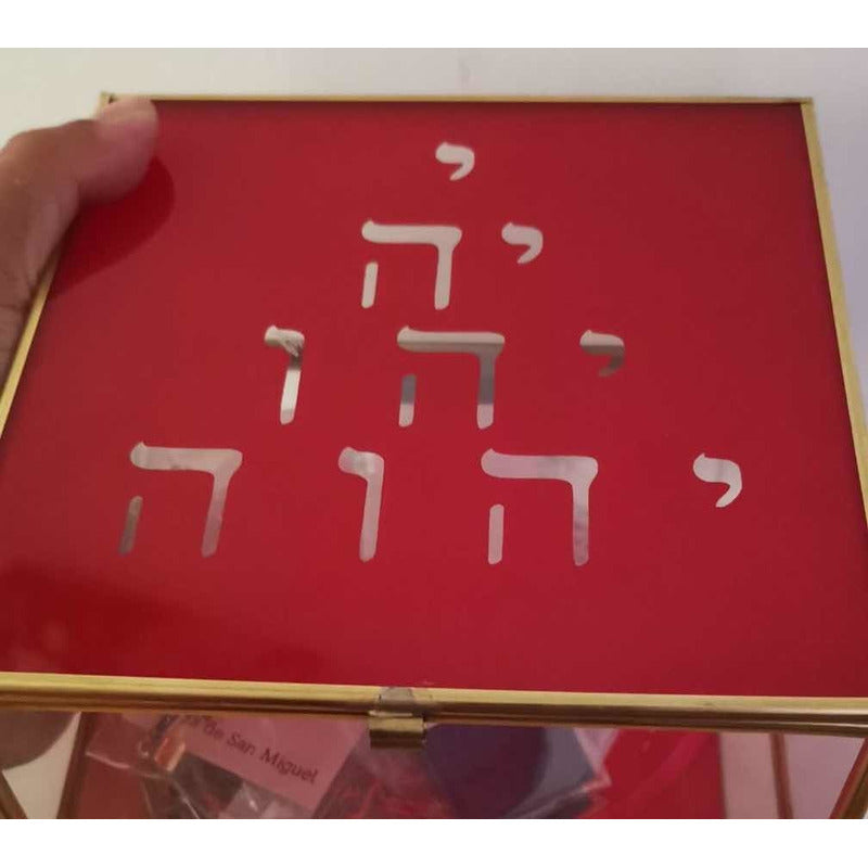 Tetragramaton Caja Cristal 15 Cm