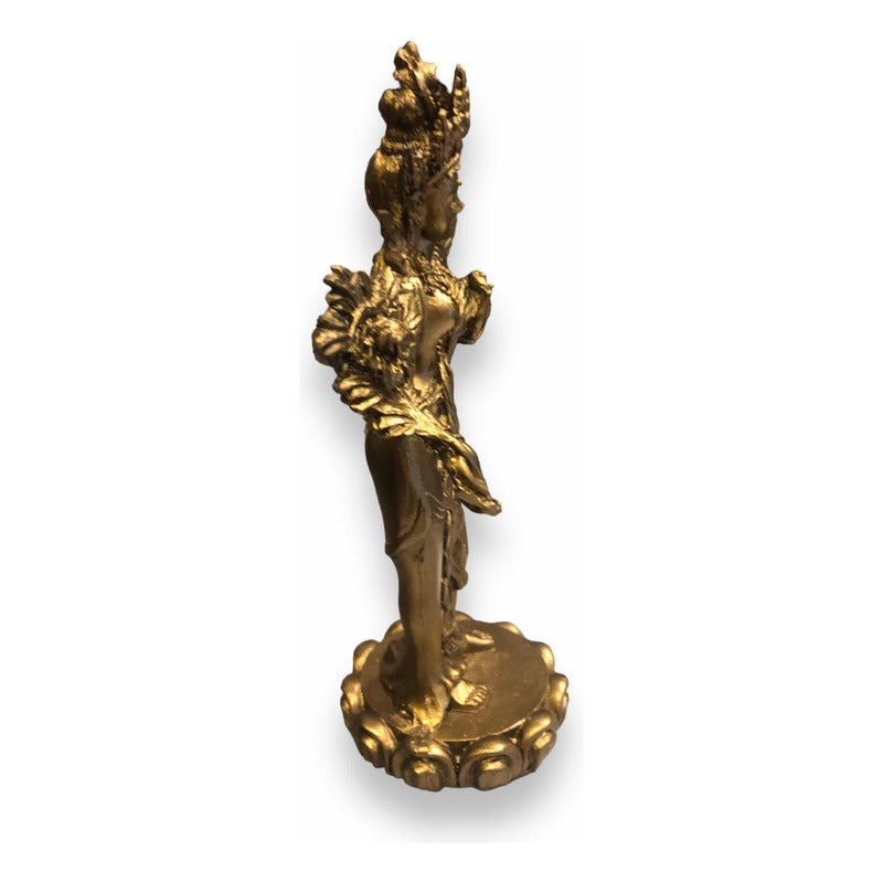 Tara 20cm Bronce Figura De Resina