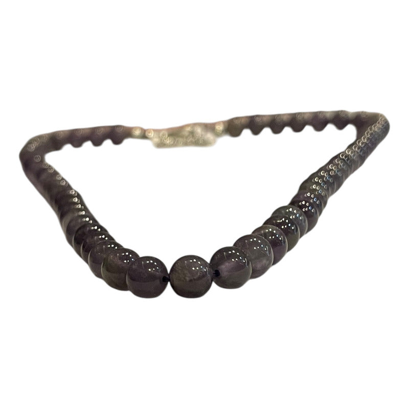 Amatista Collar De Piedra Natural Amatista