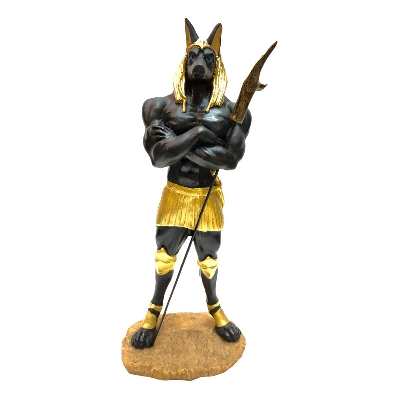 Anubis Figura Resina Naciona 25 Cm (fornido)